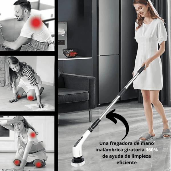 Electric Cleaning Brush 8 in 1